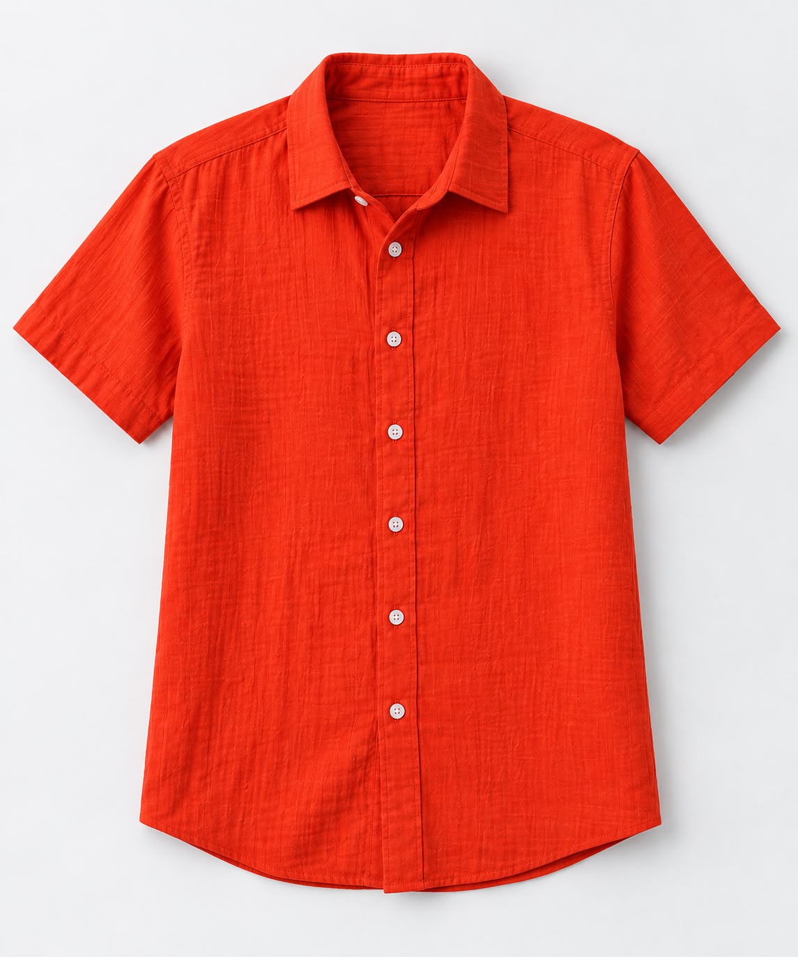 Men’s Premium Orange Double coach Short Sleeve Shirt